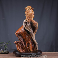 太行崖柏烏木金絲楠抱石山水木雕花鳥人物根雕擺件送禮辦公工藝品 財神6崖柏（尺寸見首圖） 聯(lián)系客服后再下單（尺寸見圖片）