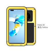 艾尚美（Lovemei）LOVEMEI適用于華為mate40pro全包手機殼歐美m(xù)at 【黃色】Mate40三防殼曲屏