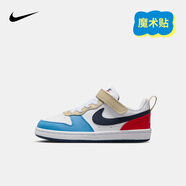 NIKE 耐克男女童休閑板鞋COURT BOROUGH魔術(shù)貼易穿脫兒童運動(dòng)童鞋低幫 DV5457-124 33.5 【建議腳長(cháng)21cm】