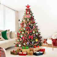 新新精藝圣誕樹(shù)套裝圣誕節(jié)裝飾加密豪華家用商場(chǎng)門(mén)口飾品平安樹(shù)燈串布置