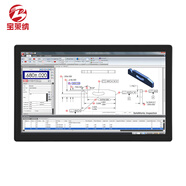 寶萊納電容觸摸工業(yè)級一體機 戶(hù)外全封閉抗污防塵工業(yè)平板電腦內嵌式高亮工控機 墻壁掛嵌入式安裝顯示器 21.5英寸 (IPS1920*1080) 四核J1900/4G/128G