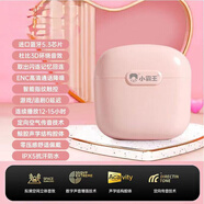 小霸王小霸王柏林之聲降噪藍(lán)牙耳機(jī)高顏值新款高音質(zhì)華為蘋果安卓通用無線耳機(jī) 粉色 C01 杜比音效-指紋觸控