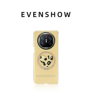 EVENSHOW2025春天新款超好看磁吸手機殼帶支架適用華為x6matex5小眾高級感輕奢不會(huì )撞殼女生韓系外殼保護套 廢土色+豹紋心心支架 華為 Mate X5