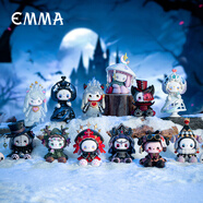 赟婭Emma秘境森林潮流盲盒正版搪膠可愛玩偶手辦公仔桌面擺件女生禮物 暴風(fēng)雪山莊劇本殺盲盒（單盒）