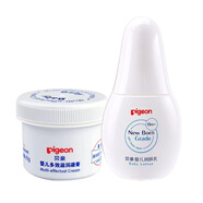 貝親（Pigeon）嬰幼兒凡士林凝膏潤膚乳45g寶寶滋養(yǎng)修護紅臉蛋溫和保濕面霜 45g 2瓶 多效凝膏+嬰兒潤膚乳70g