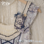 XIERWEILolita連衣裙優(yōu)雅cla系長款洛麗塔洋裝裙裙子 【現(xiàn)貨掉落】刺繡胸針 M