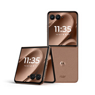 摩托羅拉 聯(lián)想moto Razr 50 Ultra 4英寸全功能大外屏 第5代折疊屏 懸停自由拍 5GAI手機 12+512GB摩卡慕斯