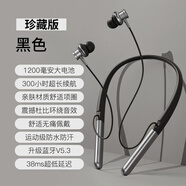 索尼機(jī)SOYN適用降噪掛脖藍(lán)牙耳機(jī)超長(zhǎng)續(xù)航頸戴式2025新款雙耳掛 夜黑 至臻版-暗[萬(wàn)元柏林之音-進(jìn)