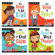 幼兒情商培養（4冊） Let's get along Social Skills 社交技巧培養 進(jìn)口原版英文繪本 7-12歲 進(jìn)口原版 英文書(shū)