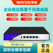 維盟（wayos） 千兆路由器出租屋80用戶有線企業(yè)級(jí)路由智能限速寬帶疊加異地組網(wǎng)550 【順豐包郵】企業(yè)千兆路由器