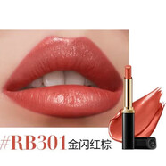 歐萊雅 L'OREAL小妖金口紅紛澤滋潤唇膏3.7G秋冬保濕唇膏口紅送 小-RB301-金閃紅棕