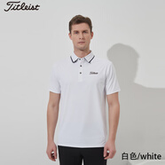 泰特利斯高爾夫短袖男夏季新款速干透氣運動(dòng)上衣golf球服男裝T恤 白色 3XL