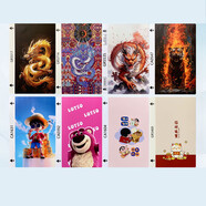 赫致刀切膜機專(zhuān)用手機全包背膜3D浮雕卡通彩膜高粘后膜折疊屏后蓋貼膜 3D立體浮雕彩膜混圖20張 3層帶定位 其他手機型號