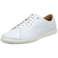 Cole Haan 歌涵 男士休閑鞋春夏牛皮革舒適輕盈緩震運動板鞋 白色 （White Leather） 42 EU 寬版