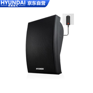 HYUNDAI現代 N3無(wú)線(xiàn)藍牙壁掛音響室內套裝 背景音樂(lè )展廳門(mén)店掛壁式喇叭（需搭配發(fā)射器才可使用）