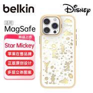 貝爾金（BELKIN）適用蘋果16Pro手機殼 迪士尼金米奇定制款 iPhone16Pro手機保護(hù)套 MagSafe磁吸帶殼充電