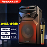 紐曼（Newmine）A2低音炮藍牙音箱便攜式廣場(chǎng)舞電木吉他貝斯民謠彈唱樂(lè )器音箱單6.5吋喇叭大功率家用單麥克風(fēng)