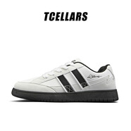 Tcellars德訓(xùn)鞋男鞋春季新款低幫透氣厚底板鞋男潮流百搭運動休閑鞋子男 熊貓白 40