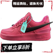 AJNIKER莆田純原AJ1高版本春秋男女學(xué)生情侶低幫休閑板鞋Dunk運動(dòng)時(shí)尚鞋 空軍一號黑粉飛鉤【純原品質(zhì)】 36 【標準碼】 NIKE