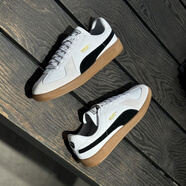 PUMA KINGPM德訓鞋vibe輕便休閑鞋低幫樸彩英經(jīng)典yy男女情侶鞋帶德訓鞋 彪pm德訓 白黑馬 38