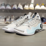 李寧（LI-NING）春季新款韋德之道10男子籃球鞋緩震低幫比賽實戰(zhàn)球鞋ABAS083 ABAS083-19 微晶灰 42