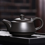 晴碧琳 QBILY宜興紫砂壺手工茶壺功夫茶具套裝泡茶壺紫泥仿古壺黑 黑紫砂周盤(pán)