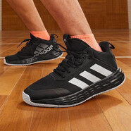 阿迪達(dá)斯 （adidas）官方男鞋休閑鞋 2025秋季新款實(shí)戰(zhàn)高幫籃球鞋緩震透氣運(yùn)動(dòng)鞋 H00470黑/白 42.5