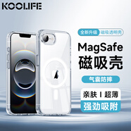 KOOLIFE適用 蘋果16E手機殼 iPhone16e手機保護套磁吸殼超薄Magsafe充電防摔鏡頭保護簡約透明男女款