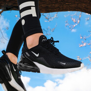 耐克（NIKE）新款女鞋夏季AIRMAX氣墊鞋運動緩震休閑跑步鞋AH6789-001 AH6789-001煤黑/Air Max 27 36