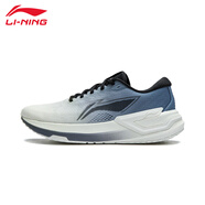 李寧（LI-NING）越影系列跑鞋男鞋春季透氣跑步鞋輕便軟底緩震運(yùn)動鞋專業(yè)鞋子耐磨 越影3-冠冕藍(lán)/米白色 40
