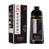 敬親恩第六代炫彩露第七代染發(fā)劑中華禪意植物白發(fā)洗黑發(fā)一洗男女老人 第七代自然黑500ml