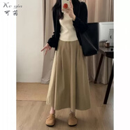 可茵（Keyin）連衣裙女裝套裝2025年春季新款寬松顯瘦針織開衫百搭半身裙子女 針織開衫+半身裙 M
