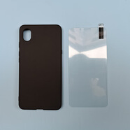 YEAPANBigme大我HiBreak手機套5.84英寸HiBreak S彩色墨水屏保護鋼化膜大我HiBreak磨砂防摔硅膠軟殼 黑色軟殼1個(gè)+高清鋼化膜2張