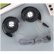 力族 耳機有線(xiàn)掛耳式手機電腦通用MP3/4手機線(xiàn)重低音運動(dòng)散步音樂(lè )耳機男女 黑色 3.5mm