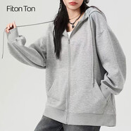 FitonTon衛(wèi)衣女秋冬款2025年韓版寬松上衣休閑長袖外套潮流帽衫