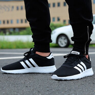 阿迪達斯 （adidas）跑步鞋男鞋2025春季新款戶外緩震運動鞋ASWEERUN輕便透氣休閑鞋 黑色BB9774 40