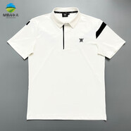 GOLF24夏季高爾夫球服男款短袖T恤POLO戶(hù)外運(yùn)動(dòng)衣防曬冰感輕薄舒適 白色 XXL
