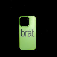 瑞桓柏Charli XCX飯制Brat手機殼 半包磨砂p2為實(shí)物可定制字體 iPhone 6s