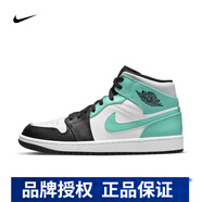 耐克（NIKE）【尖貨】男女鞋Air Jordan mid aj1情侶新款運動休閑板鞋籃球鞋 554725/554724-132 薄荷綠 37.5