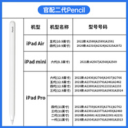 【美國MFI認證】Apple Pencil電容筆適用于蘋(píng)果二代觸控防誤觸一代ipad手寫(xiě)筆pro平板air5/6觸屏 【咨詢(xún)客服核實(shí)機型】二代適用ipad型號 防誤觸不斷觸 傾斜壓感