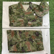 新款夏冬季正版迷彩服套裝作訓長(cháng)袖戶(hù)外拓展訓練服原廠(chǎng)新式訓練服 綠色夏帽子套裝備注帽子型號 3XL 175/92-96