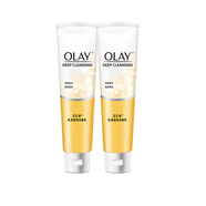 玉蘭油（OLAY）保濕嫩白深層清潔毛孔控油洗面奶乳液透亮潔面乳100g*2支裝 100g