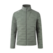 bossini.X堡獅龍羽絨服男2025冬季新款防風(fēng)保暖外套內搭輕薄內膽 灰軍綠 L