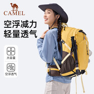 駱駝（CAMEL）【山棲】戶外登山包男女徒步旅行大容量輕便背包雙肩包  金菊黃