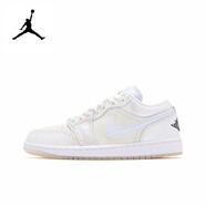 耐克（NIKE） Air Jordan 1 AJ1白色珠光蛇年限定男女復(fù)古耐磨低幫運動籃球鞋 HF4080-001白色 42 (270mm)