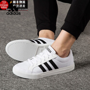 阿迪達斯 （adidas）新款板鞋男鞋秋季舒適透氣校園運動(dòng)鞋時(shí)尚三條紋板鞋休閑 AW3889經(jīng)典三條紋 42