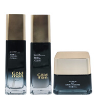 雅邦金尊男士水能潔面乳120g洗面奶面霜擦臉油爽膚水乳液改善干燥 雅邦金尊男士 水+乳+霜