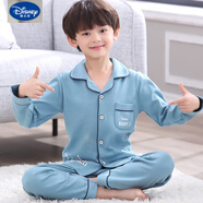 迪士尼（Disney）男童睡衣春秋季純棉長(cháng)袖中大童比卡丘紅色本命年家居服 11160# 兩只小熊 170 10碼【105-115CM/32-40斤】