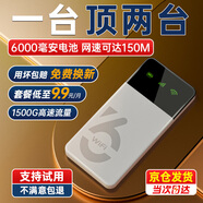 影騰隨身wifi三網(wǎng)通用無線wi-fi6免插卡移動聯(lián)通電信無限制便攜式4G高速隨行網(wǎng)絡(luò)通用流量2025款5GHF 【三網(wǎng)通6000毫安充電款】+續(xù)航翻倍全國通用