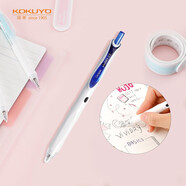國譽(KOKUYO) 進口按動中性筆viviDRY高考彩色速干水筆0.5mm簽字筆 藍色內芯1支 WSG-PR302B